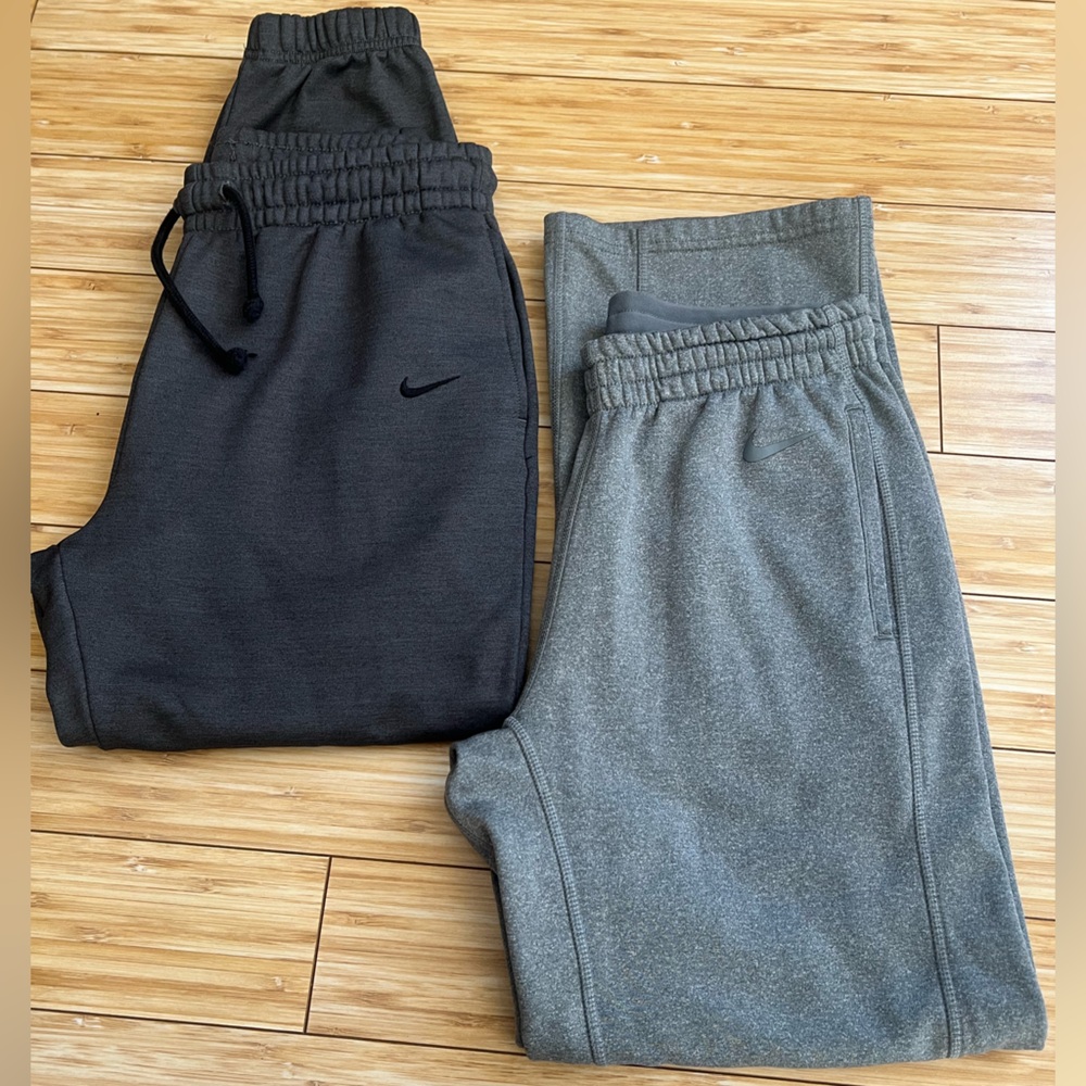Nike Women's Jogger Sweat Pants - Dark Grey and Light Gray